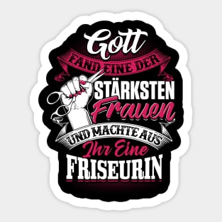 Friseur Friseur Friseur Friseur Friseur Barbershop Sticker